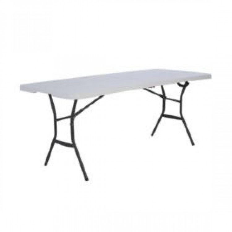 6ft Folding White Table